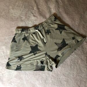 White Birch Camo Star Shorts